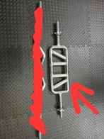Multigrip Halterstang, masief,  zwaar, met sluitingen., Ophalen, Zo goed als nieuw, Rug, Halterstangen