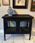 Antiek theekastje in zwarte krijtverf, Antiek en Kunst, Antiek | Meubels | Kasten, Ophalen