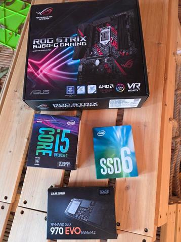 Game PC Onderdelen- ROG Strix B360-G, I5 8600k, 16GB, 1500GB beschikbaar voor biedingen