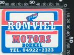 Sticker: Romviel Motors - Boekel (8), Verzenden, Zo goed als nieuw, Auto of Motor