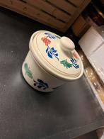 Ronde boterpot boerenbont, Ophalen of Verzenden