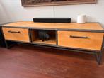 TV meubel mangohout, Minder dan 100 cm, 25 tot 50 cm, Zo goed als nieuw, Ophalen