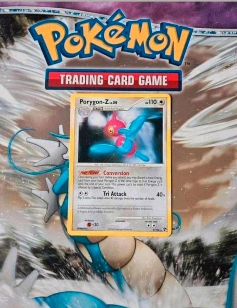 Porygon-Z 6/106 rare DP Great Encounters pokemon kaart, Ophalen of Verzenden, Gebruikt, Losse kaart