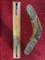 Australische Boemerang met Standaard, Antiek en Kunst, Kunst | Niet-Westerse kunst, Ophalen of Verzenden