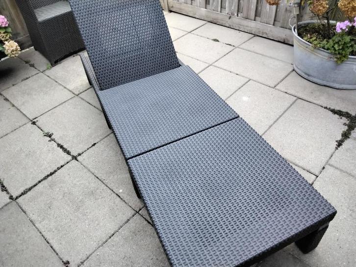 Ligbed Allibert Daytona 195 x 65 cm, Tuin en Terras, Ligbedden, Zo goed als nieuw, Kunststof, Ophalen