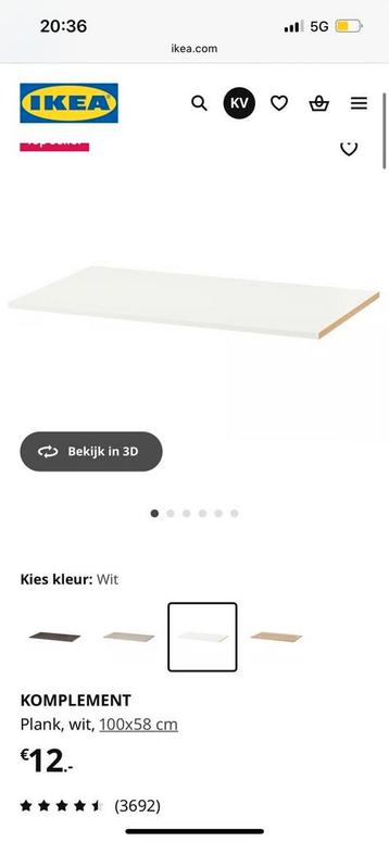 Pax kast 100cm ikea compleet zie afb - afbeelding 3