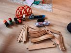 Houten treinbaan en brio treinen, Ophalen of Verzenden, Gebruikt