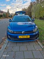 LESAUTO Volkswagen Polo 1.0 TSI 95pk 7-DSG 2021 Blauw, Auto's, Stof, Zwart, 95 pk, Origineel Nederlands