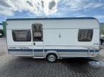 Caravan Fendt Saphir 470 TFB met Isabella voortent en mover, Caravans en Kamperen, Caravans, Rondzit, Bedrijf, Omvormbare zithoek