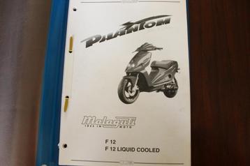 Malaguti Phantom F12 1998 workshop manual frame beschikbaar voor biedingen