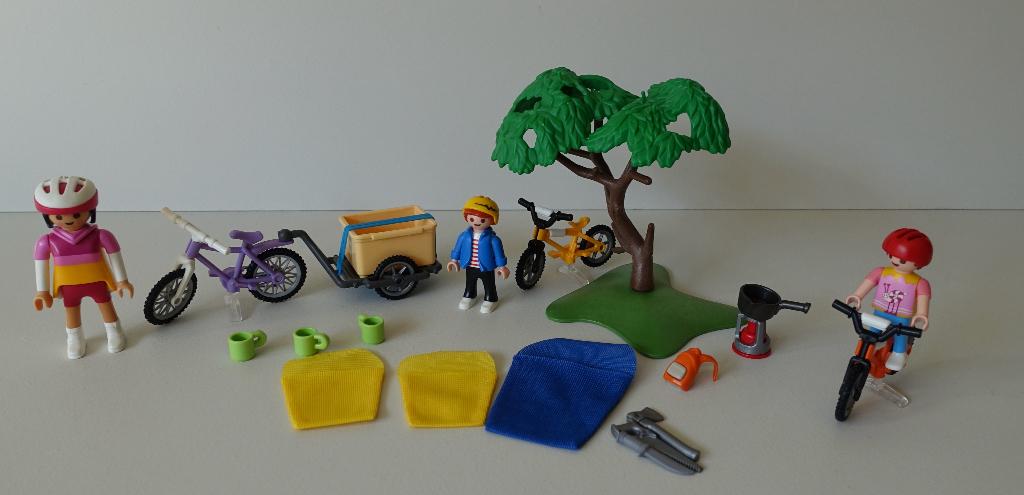 Playmobil m 6890 mountainbike trekking trektocht fiets, Ophalen of Verzenden, Gebruikt