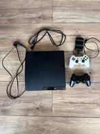 Playstation 3 Slim | 250 GB | Inclusief 21 spellen, Ophalen, Gebruikt, Met 2 controllers, 250 GB