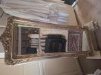 Zeer mooie hoogstaande chique brocante garderobe spiegel, Ophalen, Rechthoekig