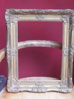 Oude schilderijlijst stuc op hout goud, beschadigd, Ophalen of Verzenden