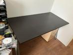 Mooie zwarte bureautafel, Zo goed als nieuw, Ophalen, Bureau