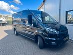 Ford Transit GB 350 L3h2 Tdci 185pk FWD Aut 2020 Zwart, 2081 kg, Zwart, 4 cilinders, Leder en Stof