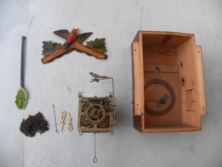 Onderdelen koekoeksklok 3, Antiek en Kunst, Antiek | Klokken, Ophalen of Verzenden