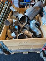 Diverse bochten verloopstukken verschillende diameters, Ophalen, ., Aluminium, Zo goed als nieuw