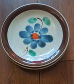 5 x Sangallo Vintage Handgeschilderd Borden Set, Huis en Inrichting, Keuken | Servies, Gebruikt, Unknown, Bord(en), Overige stijlen