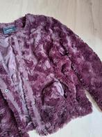 Kort paars/wijnrood jasje van imitatie bont, Ophalen, Overige kleuren, Vero Moda, Maat 46/48 (XL) of groter