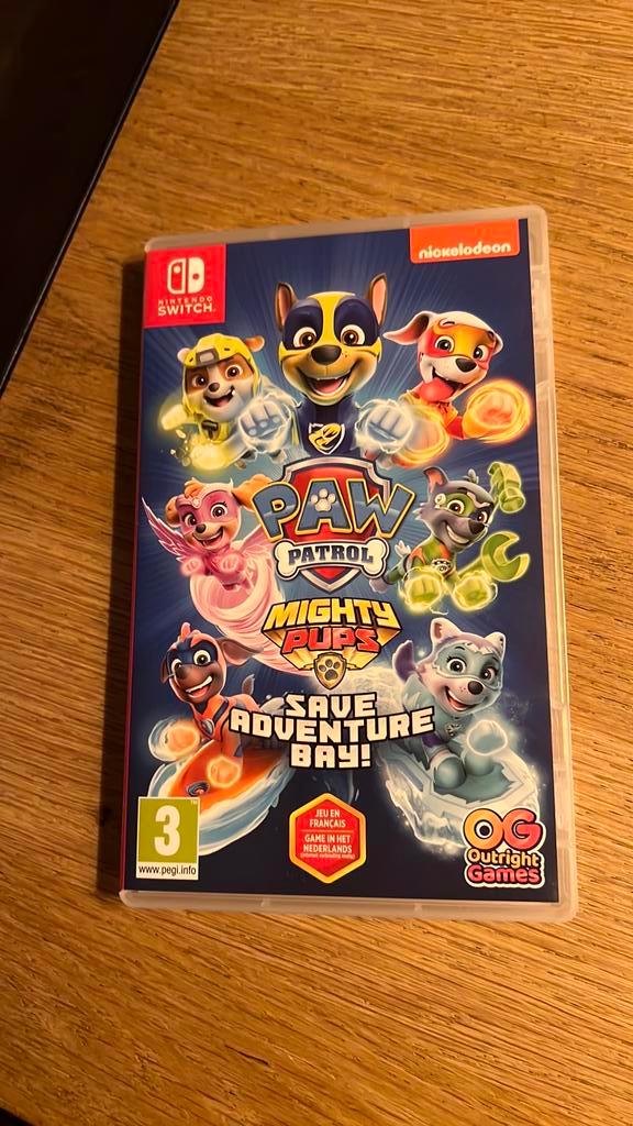 Paw Patrol: Mighty Pups Save Adventure Bay!, Spelcomputers en Games, Games | Nintendo Switch, Zo goed als nieuw, Overige genres