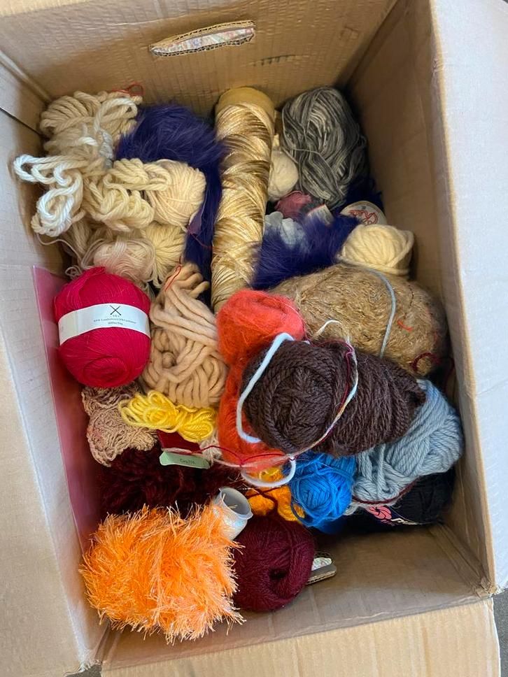 Garenpakket katoen/wol - Weven & Brown, Hobby en Vrije tijd, Breien en Haken, Gebruikt, Breien of Haken, Wol of Garen, Ophalen of Verzenden