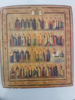 Icoon hout, Russisch-orthodoxe, Antiek en Kunst, Ophalen of Verzenden