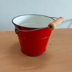 Rood emaille emmertje, Antiek en Kunst, Antiek | Emaille, Ophalen of Verzenden