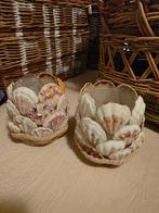 Riviera Maison Windlichten Schelp, Huis en Inrichting, Ophalen of Verzenden, Zo goed als nieuw