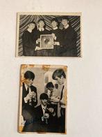 The Beatles met Gesigneerde Kaartje 2 stuks, Ophalen of Verzenden, Gebruikt, Foto of Kaart, Gesigneerd