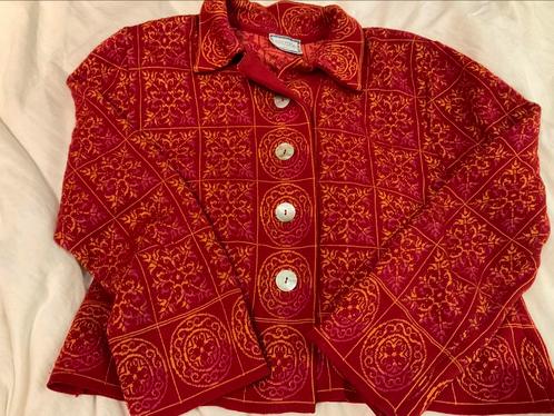 Vest Azuleros folklore xl France vintage, Kleding | Dames, Truien en Vesten, Gedragen, Maat 42/44 (L), Ophalen of Verzenden