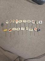 Vintage Reclame Pins - Auto's, Fietsen, Natuur, Verzenden, Gebruikt, Transport, Speldje of Pin