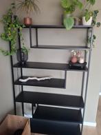 Zwarte vakkenkast, Huis en Inrichting, Kasten | Wandmeubels, Ophalen, Zo goed als nieuw, 25 tot 50 cm, Minder dan 150 cm