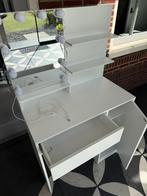 Make-up tafel incl verlichting, Ophalen, Gebruikt, Wit, Gehele gezicht