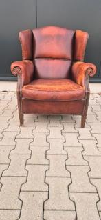 Schapenleren Oorfauteuil, Antiek en Kunst, Ophalen