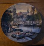 Koninklijke Mosa - Amsterdamse Bloemengracht Bord, Antiek en Kunst, Antiek | Wandborden en Tegels, Ophalen of Verzenden