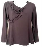 Juffrouw Jansen bruine top maat L, Bruin, Maat 42/44 (L), Ophalen of Verzenden, Zo goed als nieuw