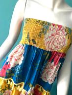 Vintage zomerse strapless jurk Marila 1 maat, Overige kleuren, Verzenden, Vintage, Gedragen