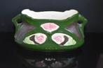 Art Nouveau cache pot Barbotine Majolica Planter Jardinière, Antiek en Kunst, Ophalen of Verzenden