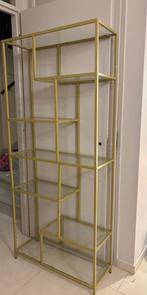 glaze vitrine-goud, Ophalen, Zo goed als nieuw, Minder dan 150 cm, Minder dan 100 cm