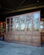 Antieke museumkast | 308cm brede Winkelvitrine |  #2710, Antiek en Kunst, Antiek | Meubels | Kasten, Ophalen of Verzenden