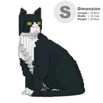 Jecka Tuxedo Cat 01S. Bouw je kat of poes ‍, Ophalen of Verzenden, Nieuw, Complete set, Lego