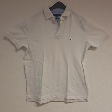 Tommy Hilfiger heren poloshirt km, wit, L beschikbaar voor biedingen