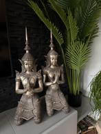 Tempelwachters verzilverd brons, Ophalen of Verzenden, Zo goed als nieuw