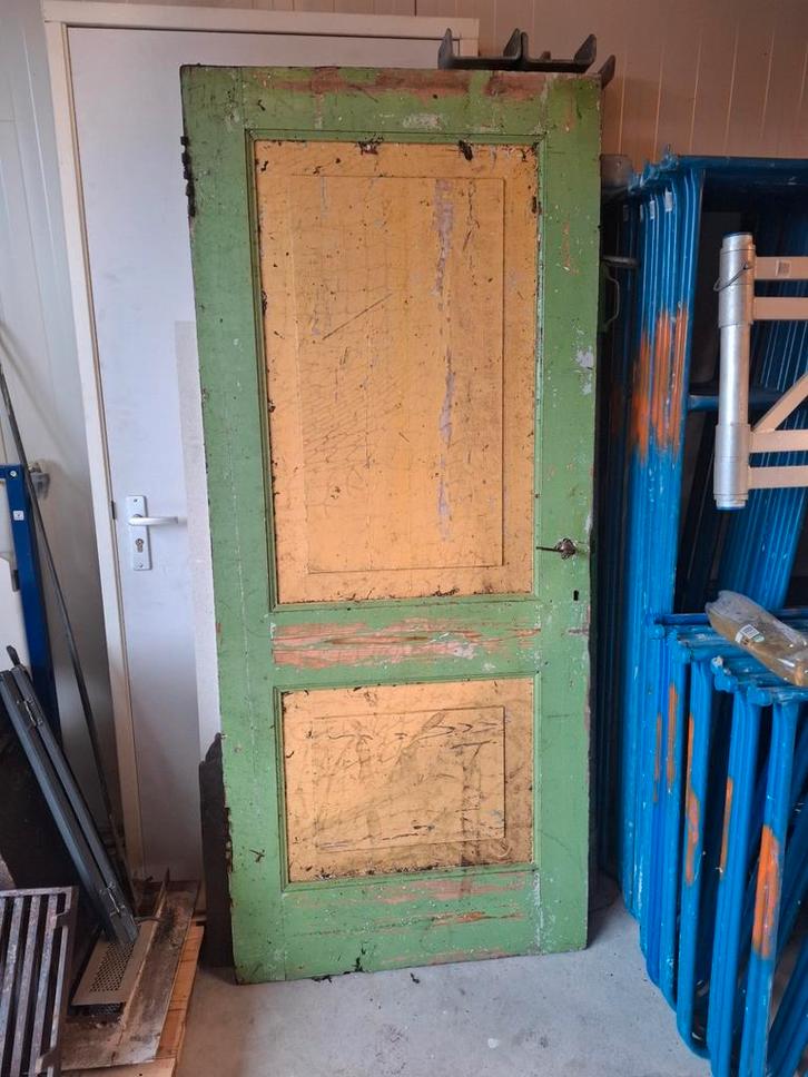 Oude deuren en luiken, Doe-het-zelf en Verbouw, Deuren en Horren, Gebruikt, Binnendeur, Minder dan 200 cm, Ophalen of Verzenden