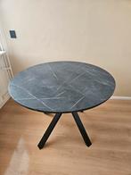 Rondentafel, Huis en Inrichting, Tafels | Eettafels, Ophalen, Zo goed als nieuw, Rechthoekig, 50 tot 100 cm