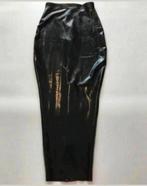 Prachtige lange latex rok met rits, tm 3XL(op maat), Verzenden, Nieuw, Zwart, Onder de knie