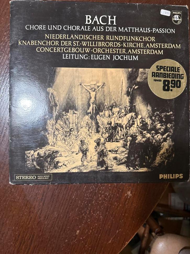 Bach - Matthäus-Passion LP, Cd's en Dvd's, Vinyl | Klassiek, Gebruikt, Barok, Orkest of Ballet, 12 inch, Ophalen of Verzenden