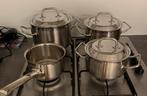 Sigg pannenset 4 delig, Ophalen of Verzenden, Zo goed als nieuw, Rvs, Pannenset