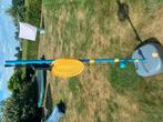 Tennispaal + 2 rackets, Sport en Fitness, Tennis, Ophalen of Verzenden, Gebruikt, Racket